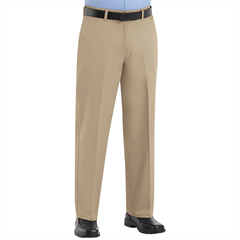 Plain Front Cotton Pant